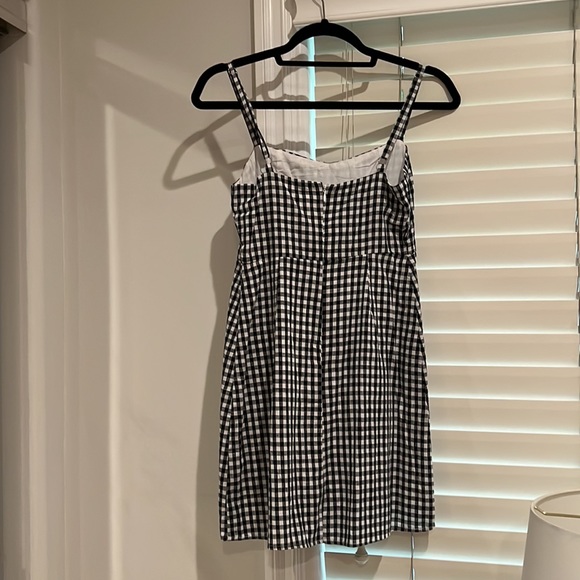 Brandy Melville black and white check mini dress - Picture 2 of 4